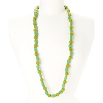 Green Felt Necklace