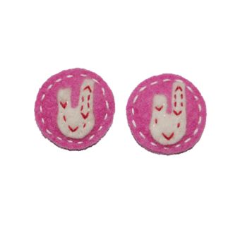 Felt Flower Hair Clip