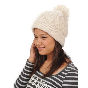 Solid Patterned Beanie