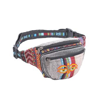 Buddha Eye Hemp and Cotton Fanny Pack