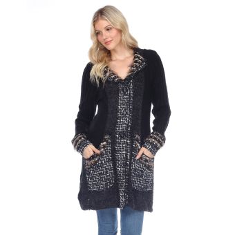 Long Button Up Design Sweater
