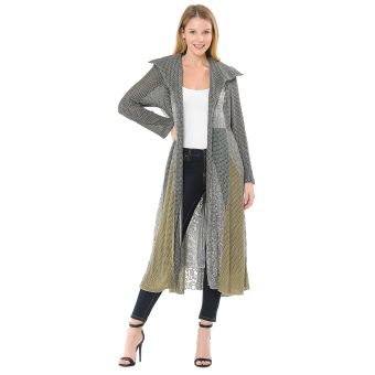 Soft Flowy Lace Trench