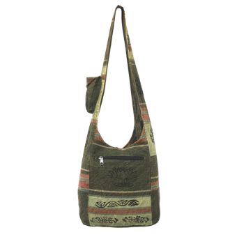 Boho Hippie Patchwork Tribal Print Hobo Bag