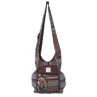 Mushroom Printed Tribal Hippie Hobo Bag