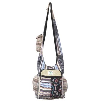 Mushroom Embroidered Tribal Hippie Hobo Bag