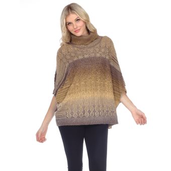 Turtle Neck Poncho