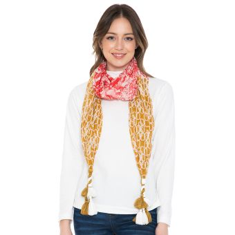 Cotton Tassel Scarf  *Reduced
