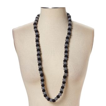 Black Felt Necklace