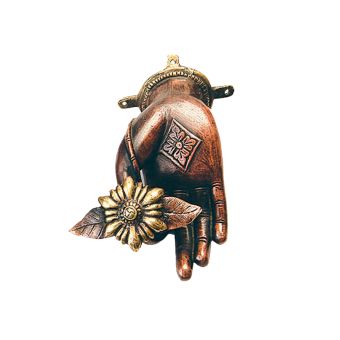 Buddha Blessing Hand Door Handle