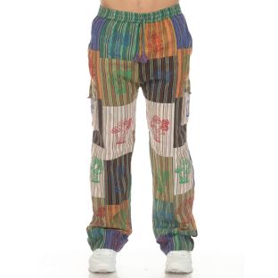 Stonewashed Dharke Patch Unisex Trouser