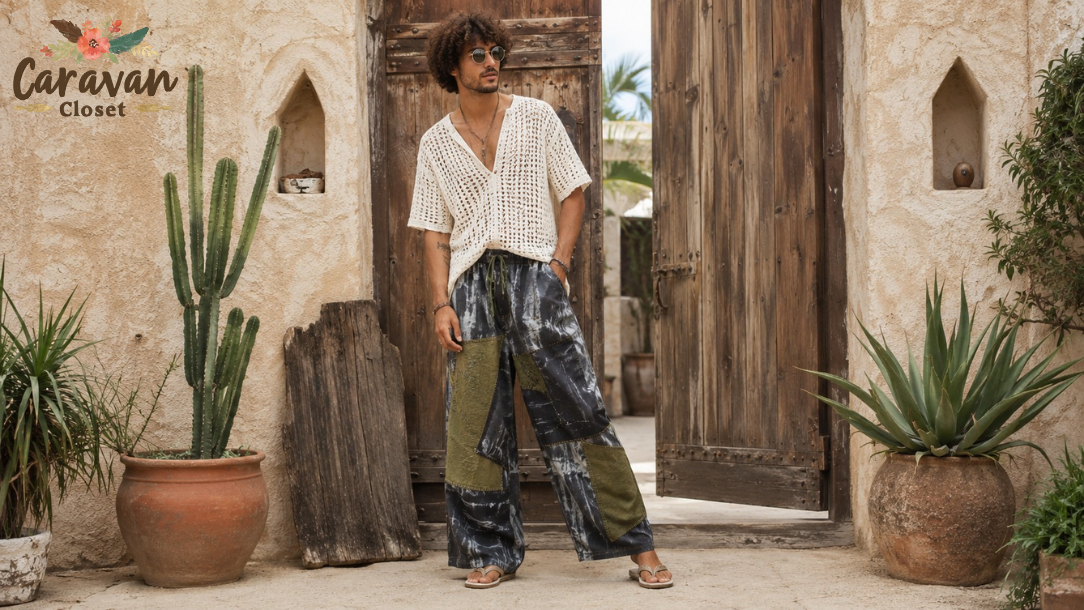 How to Style Boho Trousers for Men